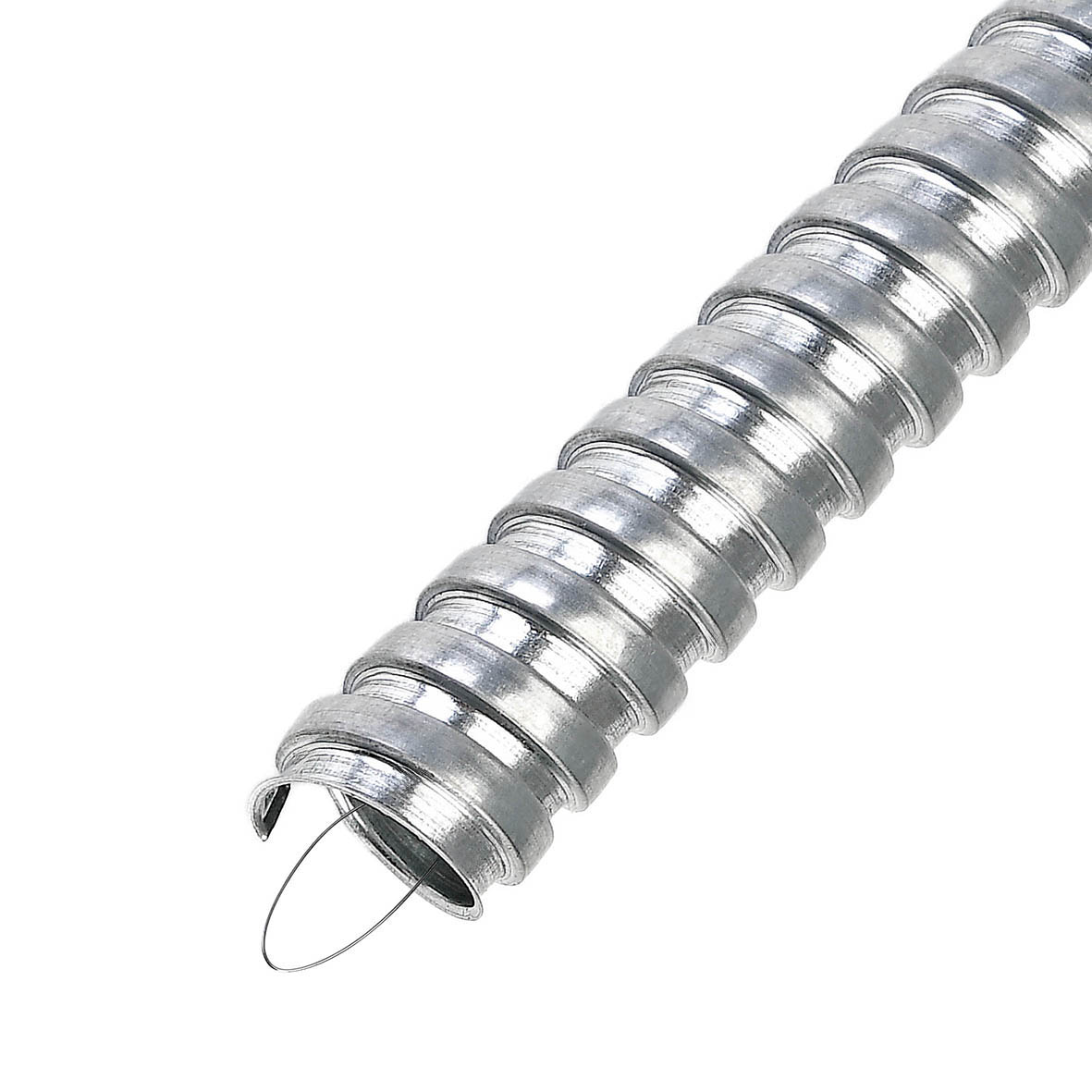 Galvanizli Çelik Spiral Boru Kılavuz Telli Görseli